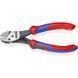 Кусачки&nbsp;боковые&nbsp;(бокорезы)&nbsp;особой&nbsp;мощности&nbsp;TwinForce,&nbsp;&Oslash;4,0мм,&nbsp;180мм&nbsp;KNIPEX&nbsp;73&nbsp;71&nbsp;180 BK,&nbsp;фосфат 73 72 180 BK фото 2