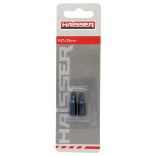 Биты магнитные PZ1x25mm 2шт в блистере HAISSER 118516 фото