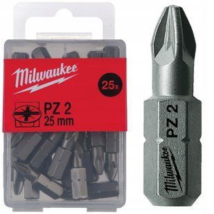 Бита MILWAUKEE, PZ2, 25мм, (25 шт) 4932399590 фото