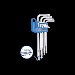 Набор Torx Г-обр.Т10-Т50 экстрадлинных c шаром 204B29PR фото