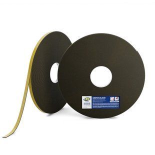 UNIFIX Black - 12 мм х 25м - товста - 3мм монтажна стрічка (скотч) для моментальної фіксації, чорна DA1225 фото