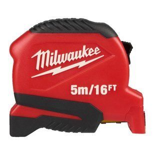 Рулетка Pro Compact MILWAUKEE (Gen 2), 5м/16фт, (25мм) 4932498779 фото