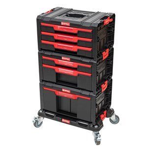 Набір ящиків QBRICK SYSTEM PRO DRAWER WORKSHOP SET 5 2.0 мобільна шафа (525x345x885мм) (5901238260547) Z260547PG003 фото