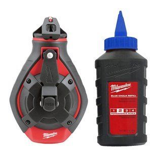 Шнур разметочный Bold Line MILWAUKEE, 30м/1,5мм, в комплекте с меловым порошком синим 4932493815 фото