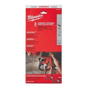 Полотно для стрічкових пил MILWAUKEE, 898,52х1,0мм, (4 мм товщина стінки), (3шт) 48390539 фото