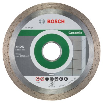 Алмазний диск Standard for Ceramic 125-22,23, 10 шт в уп. 2608603232 фото