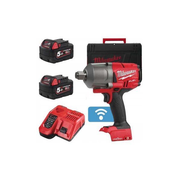 Гайковерт аккумуляторный бесщёточный 3/4'' MILWAUKEE, M18 ONEFHIWF34-502X, 2034Нм, с кольцом 4933459730 фото