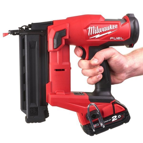 Пистолет гвоздезабивной аккумуляторный бесщёточный MILWAUKEE, M18 FN18GS-0X, 16-54мм (каркас,HDкейс) 4933471409 фото